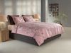 Zo! Home Flanell Bettwäsche 135x200 cm Rossa pink Blüten Blumen rosa weiß Bild 2