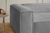 KAWOLA Sofa CARMO Ecksofa Stoff grau mit Hocker Recamiere rechts 68 x 191 x 306 cm Bild 4