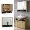 Badspiegelschrank Beatrice Artisan Eiche/Anthrazit 80 x 72 cm Vicco Bild 2