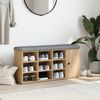 vidaXL Schuhbank Sonoma-Eiche 102x32x50 cm Holzwerkstoff 835091 Bild 3