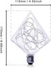 ZMH LED-Leuchtmittel Vintage Glühbirne E27 Fireworks 3W Diamant 2700k Warmweiß Bild 5