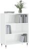 vidaXL Bücherregal Hochglanz-Weiß 69,5x32,5x90 cm Holzwerkstoff 828342 Bild 3