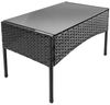 Furnify Gartenlounge-Set STEINHOF 4-teilig Gartenmöbel Set mit Sofa, 2 Sesseln & Glastisch, (Set, 4-tlg, Sofa, 2x Sessel, 1x Tisch, Sitzkissen), Mit Sitzkissen inklusive Bild 4