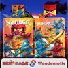 BERONAGE Kinderbettwäsche LEGO Ninjago Rise of the Ninjas Bettwäsche Linon/Renforcé, Baumwolle, 2 teilig, 135x200 + 80x80 cm Bild 4