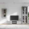 vidaXL TV-Schrankset mit Regal FLORIN 3 pcs Beton Grau Holzwerkstoff 3397947 Bild 4