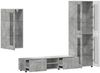 vidaXL TV-Schrankset mit Regal FLORIN 3 pcs Beton Grau Holzwerkstoff 3397947 Bild 5