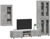 vidaXL TV-Schrankset mit Regal FLORIN 3 pcs Beton Grau Holzwerkstoff 3397947 Bild 3