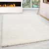 Hochflor Teppich Lux rechteckig - 160x230 cm - Creme Bild 2