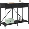 vidaXL Konsolentisch Schwarz Eichen-Optik 100 x 39 x 78,5 cm 882808 Bild 3
