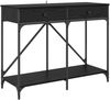 vidaXL Konsolentisch Schwarz Eichen-Optik 100 x 39 x 78,5 cm 882808 Bild 2