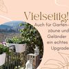 GarPet Blumenkasten 2er Set Blumen Kasten Beidseitig Balkon Geländer Halterung Weiß 40 cm Bild 5