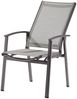 Sieger Lima Stapelsessel stapelbar, Aluminium Eisengrau / Hellgrau 63 x 110 x 65 cm Bild 4