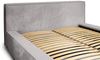 Polsterbett Doppelbett MODESTO 160x200cm in Stoff Lincoln Grau Bild 5