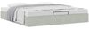 vidaXL Ottoman-Bett ohne Matratze Hellgrau 200x200 cm Samt 3310985 Bild 5