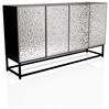 hjh LIVING Kommode METALLIO Sideboard H/B/T: 80.0 x 140.0 x 37.0 cm, Sideboard mit zwei Doppeltüren, Höhe der Einlegeböden verstellbar Bild 4