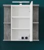 Bad Spiegelschrank Nano ohne Beleuchtung in grau Beton Stone Design 60 cm Bild 5