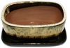 Exotenherz Pflanzschale Bonsai-Schale Unterteller Gr. 3 Braun-Beige rechteckig GB5 L 21,5cm (1 St) Bild 2