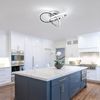 Riserva LED Deckenleuchte LED Deckenleuchte Chrom 30W 6500K Deckenlampe modern Bild 4