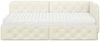 vidaXL Eckbettgestell Creme 90 x 190 cm Samt 3394079 Bild 5