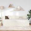 vidaXL Eckbettgestell Creme 90 x 190 cm Samt 3394079 Bild 4
