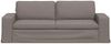 vidaXL Sofa Taupe 222 x 80 x 82 cm Stoff 42024401 Bild 4