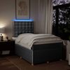 vidaXL Boxspringbett mit Matratze Hellgrau 120x190 cm Stoff 3294309 Bild 5