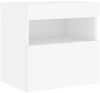 vidaXL TV-Wandschrank mit LED-Leuchten Weiß 40x30x40 cm 837169 Bild 3