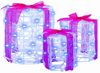 vidaXL Geschenkbox Dekoration 3 pcs Blau 20 x 20 x 21 cm Acryl 42019086 Bild 2