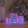 vidaXL Geschenkbox Dekoration 3 pcs Blau 20 x 20 x 21 cm Acryl 42019086 Bild 3