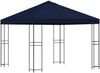 vidaXL Pavillon 3 x 3 m Blau Polyester und Stahl 190 gsm 900331 Bild 2