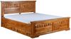 Bett Akazie 180x200x114 honig lackiert OXFORD #0310 Bild 1