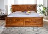 Bett Akazie 180x200x114 honig lackiert OXFORD #0310 Bild 3