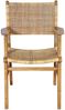 SIT&CHAIRS Armlehnstuhl Teak Rattan Natur Bild 5