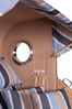 Strandkorb Komplettset - bene living - Ammersee Grande XL Teak - PE grau - Modell 580 - inkl. Liftersystem Bild 5