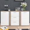Kommode Novelli Sonoma 40 x 80 cm mit Schubladen Vicco Bild 5