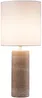 Vente-unique - ZAPANA Table lamp Stein BeigeWeiß - B 25 cm x H 58 cm x L 25 cm Bild 3