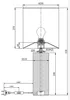 Vente-unique - ZAPANA Table lamp Stein BeigeWeiß - B 25 cm x H 58 cm x L 25 cm Bild 4