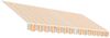 Markisenbespannung, Markisenstoff Mehrfarbig Gestreift 3,5x2,5 m Bild 2