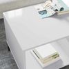 vidaXL Couchtisch Hochglanz Weiß 90 x 49 x 46 cm Holzwerkstoff 883448 Bild 4