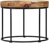 vidaXL Couchtisch Massivholz Mango und Stahl 50x40 cm 246672 Bild 2