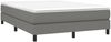 vidaXL Boxspringbett mit Matratze Dunkelgrau 160x200 cm Stoff, Härtegrad: H2 [3144086] Bild 3