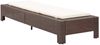 vidaXL Sonnenliege mit Auflage Braun Poly Rattan 46235 Bild 2