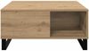 vidaXL Couchtisch Artisan-Eiche 80 x 80 x 36,5 cm Holzwerkstoff 881670 Bild 5