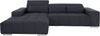 COTTA Ecksofa Orion L-Form, mit Recamiere, inkl. verstellbaren Kopfstützen und 3 Kissen Bild 4