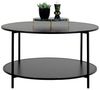 Couchtisch Nilla / Vita, Schwarz, 80 x 40 x 80 cm Bild 3