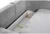 Ecksofa mit Schlaffunktion TEODORA von PASCAL MORABITO - Kord - Grau - Ecke links Bild 5