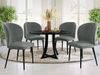 Stuhl Cleo (Farbe: Magic Velvet 2217, Beine: Schwarz) Bild 5