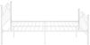 vidaXL Bett Weiß Metall 120x200 cm 324995 Bild 4
