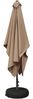 vidaXL Garten-Sonnenschirm 200x300 cm Polyester Rechtwinklig Taupe 42036205 Bild 2