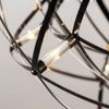s.luce Atom Cluster LED Mehrfach-Pendelleuchte 3-flammig Schwarzchrom 70cm Bild 5